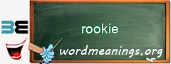 WordMeaning blackboard for rookie